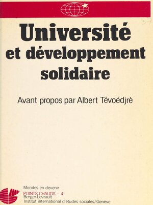 cover image of Université et développement solidaire